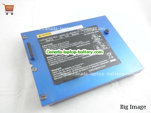 Genuine CLEVO D900TBAT-12 Battery 6600mAh, 14.8V, Blue , Li-ion