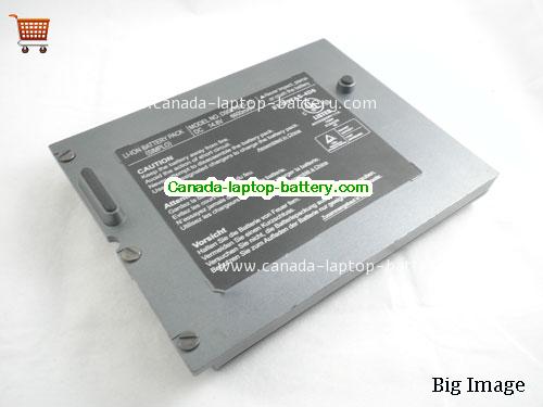 Canada Genuine Clevo D900TBAT-12 87-D9TAS-4D6 PortaNote D900 D900K Battery 6600mAh 12-Cell Grey