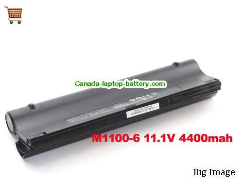 Canada Original Laptop Battery for  VIEWSONIC VNB109D,  Black, 4400mAh, 48.84Wh  11.1V
