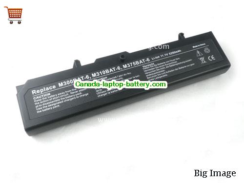 CLEVO Clevo M300N Replacement Laptop Battery 4400mAh 11.1V Black Li-ion