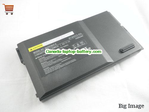 CLEVO 87-M45CS-4D4 Replacement Laptop Battery 4400mAh 11.1V Black Li-ion