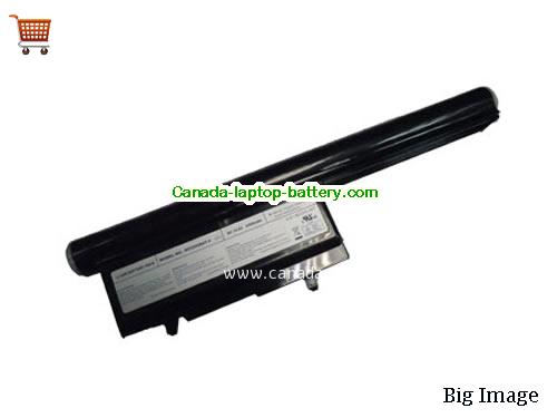 CLEVO M520GBAT-4 Replacement Laptop Battery 4400mAh 14.8V Black Li-ion