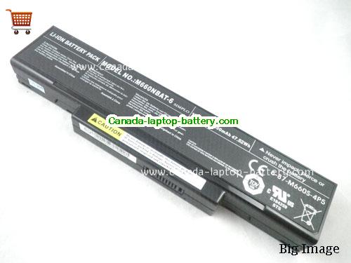 Genuine MSI EX630X Battery 4400mAh, 47.52Wh , 10.8V, Black , Li-ion