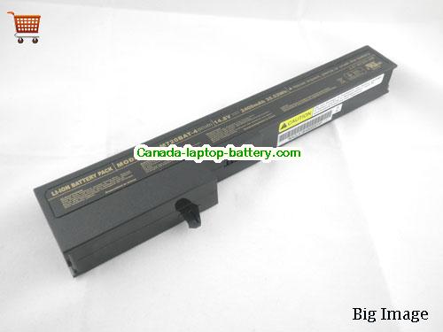 Genuine CLEVO Bat7350 Battery 2400mAh, 14.8V, Black , Li-ion