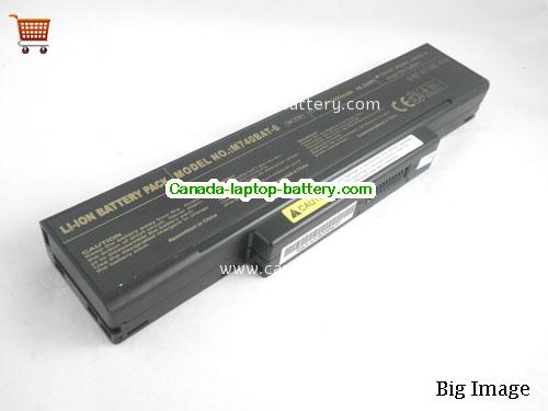 MSI EX625X Replacement Laptop Battery 4400mAh 11.1V Black Li-ion