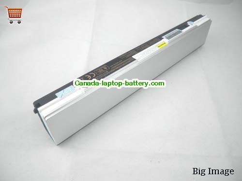 CLEVO M810BAT-2SCUD Replacement Laptop Battery 3500mAh, 26.27Wh  7.4V Black and Sliver Li-ion