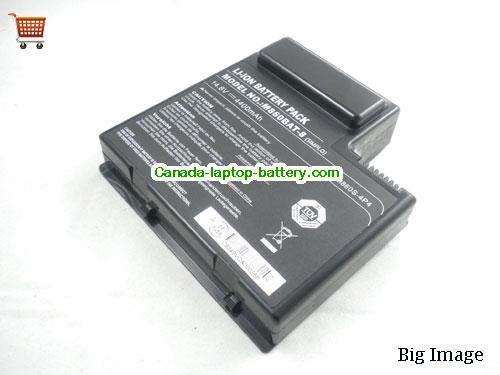 Genuine CLEVO M860TU Battery 4400mAh, 65.12Wh , 14.8V, Black , Li-ion