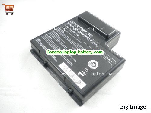 Genuine CLEVO 6-87-M860S-4P4 Battery 4400mAh, 65.12Wh , 14.8V, Black , Li-ion