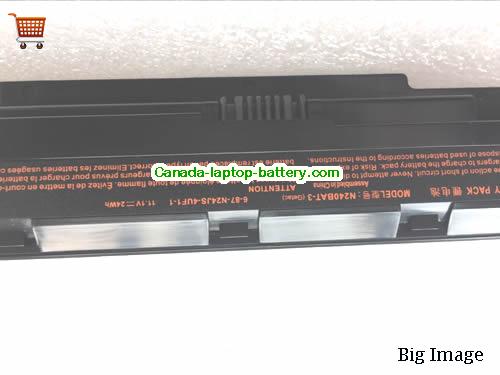 Genuine SAGER N240BU Battery 24Wh, 11.1V, Black , Li-ion