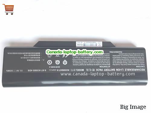 Genuine CLEVO 6-87-N350S-4D82 Battery 93Wh, 11.1V, Black , Li-ion