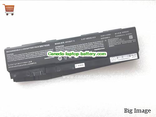 Genuine HASEE T6TiX7 Battery 4200mAh, 47Wh , 10.8V, Black , Li-ion