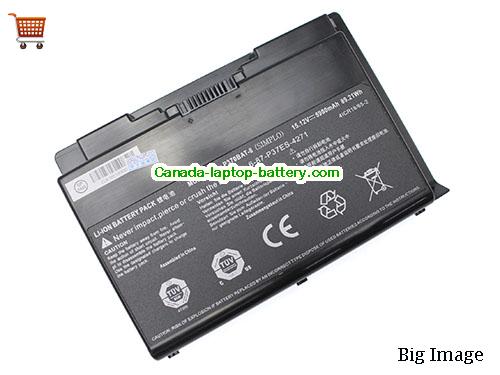 Genuine CLEVO P370SM Battery 5900mAh, 89.21Wh , 15.12V, Black , Li-ion