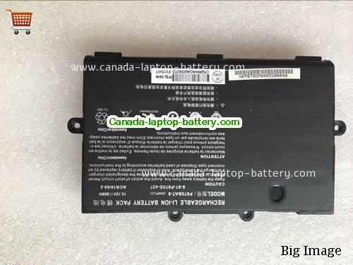 CLEVO P870KM-GS Replacement Laptop Battery 6000mAh, 89Wh  15.12V Black Li-ion