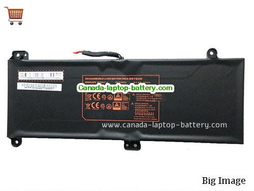 Genuine CLEVO PA70HSG Battery 4320mAh, 66Wh , 15V, Black , Li-ion