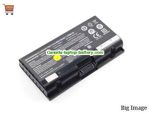 Genuine CLEVO PB51RF-G Battery 5500mAh, 62Wh , 11.1V, Black , Li-ion