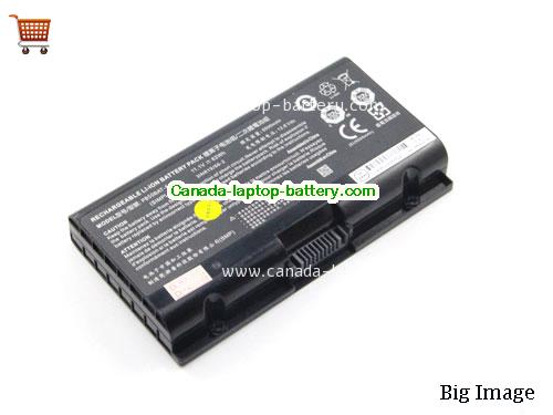 Canada Genuine Clevo PB50BAT-6 Battery 3INR19/66-2 11.1v 62Wh Li-ion