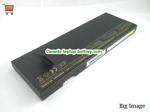 Genuine CLEVO T890 Battery 6600mAh, 48.84Wh , 7.4V, Black , Li-Polymer