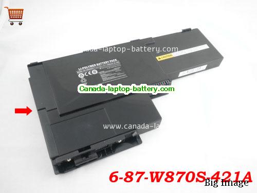 Canada Original Laptop Battery for  SAGER NP8760,  Black, 3800mAh 11.1V