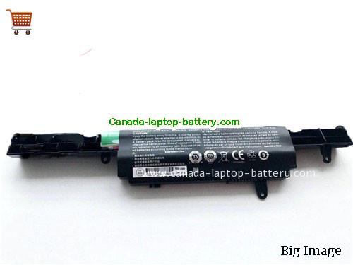 Genuine CLEVO W940BAT Battery 16Wh, 7.4V, Black , Li-ion