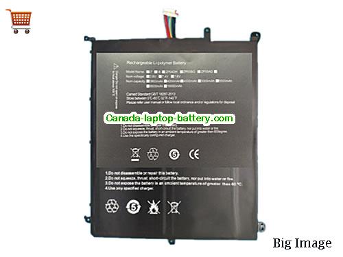 CHUWI HW34154184P Replacement Laptop Battery 5000mAh, 38Wh  7.6V Black Li-Polymer