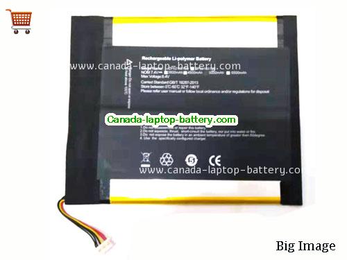 Genuine CHUWI NV30165170 Battery 5000mAh, 38Wh , 7.6V, Sliver , Li-Polymer