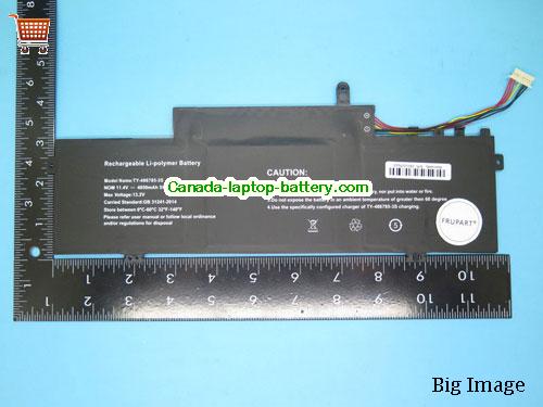 Genuine CHUWI TY-486785-3S Battery 4850mAh, 55.29Wh , 11.4V, Black , Li-Polymer