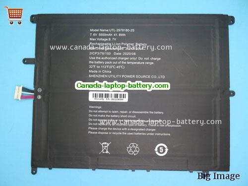 Canada Genuine UTL-2978180-2S Battery for Chuwi RTDPART Laptop Li-Polymer 7.6v 5500mah