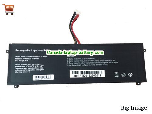 Genuine CHUWI GFL3976125 Battery 4600mAh, 7.6V, Black , Li-Polymer