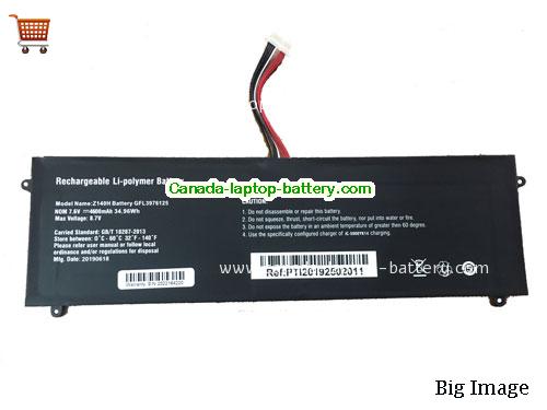 Genuine CHUWI GFL3976125 Battery 4600mAh, 7.6V, Black , Li-Polymer