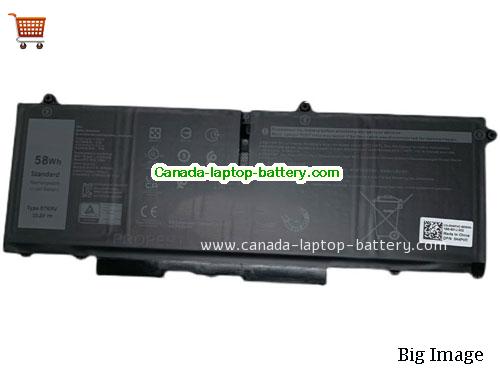 Canada Genuine 07KRV Battery H4PVC for Dell Latitude 15 7530 Series Li-ion 15.2v 58Wh