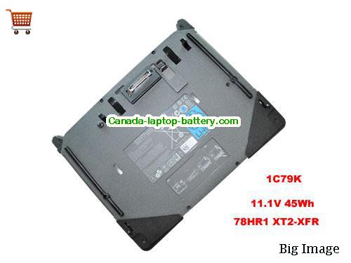 Genuine Dell Latitude XT2 Battery 4000mAh, 45Wh , 11.1V, Black , Li-Polymer