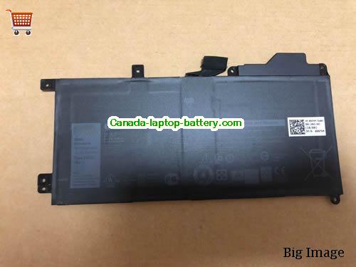 Genuine Dell 1FKCC Battery 4750mAh, 38Wh , 7.6V, Black , Li-Polymer