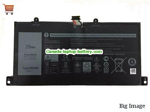 Genuine Dell G3JJT Battery 3520mAh, 28Wh , 7.4V, Black , Li-ion
