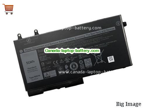 Genuine Dell 7VTMN Battery 2700mAh, 42Wh , 11.4V, Black , Li-Polymer