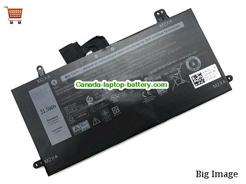 Genuine Dell 1WND8 Battery 2622mAh, 31.5Wh , 11.4V, Black , Li-ion