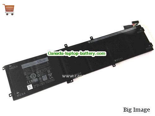 Genuine Dell XPS 159550D1728 Battery 7260mAh, 84Wh , 11.4V, Black , Li-ion