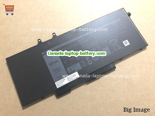 Genuine Dell Latitude 5500-RY7PM Battery 8500mAh, 68Wh , 7.6V, Black , Li-Polymer