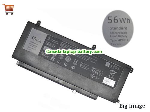 Genuine Dell 0G05H0 Battery 7600mAh, 56Wh , 7.4V, Black , Li-ion