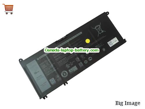 Dell 4WN0Y Replacement Laptop Battery 3500mAh, 56Wh  15.2V Black Li-Polymer