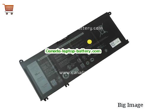 Dell 4WN0Y Replacement Laptop Battery 3500mAh, 56Wh  15.2V Black Li-Polymer