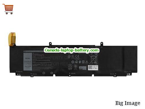 Genuine Dell Precision 5750 TJ9YX Battery 4667mAh, 56Wh , 11.4V, Black , Li-Polymer