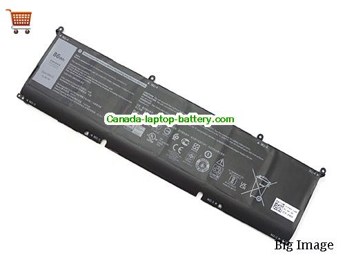 Dell Precision 5550 Replacement Laptop Battery 7167mAh, 86Wh  11.4V Black Li-Polymer