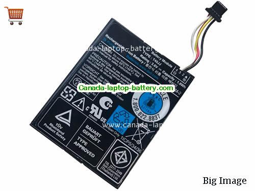 Genuine Dell PERC H710 Battery 444mAh, 3.7V, Black , Li-Polymer