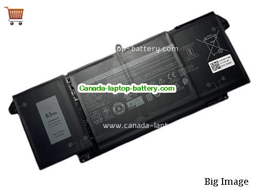 Genuine Dell Latitude 14 7420 1V918 Battery 4145mAh, 63Wh , 15.2V, Black , Li-Polymer