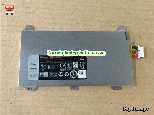 Genuine Dell 07KJTH Battery 4320mAh, 16Wh , 3.7V, Sliver , Li-ion
