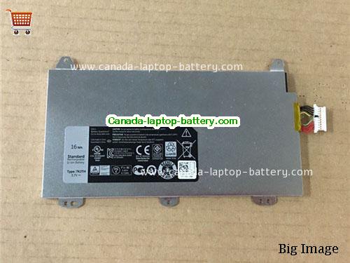 Genuine Dell 0J6PX6 Battery 4320mAh, 16Wh , 3.7V, Sliver , Li-ion