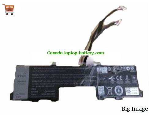 Canada 7M9HP Battery Li-Polymer for Dell Laptop 7.4V 20Wh