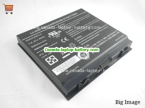 Dell Alienware Aurora m9700 Series Replacement Laptop Battery 6600mAh 14.8V Black Li-ion