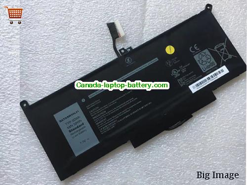 Dell BATDW5L41 Replacement Laptop Battery 7650mAh, 60Wh  7.7V Black Li-Polymer