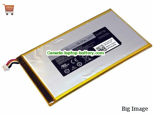 Genuine Dell CJP38 Battery 4100mAh, 15.17Wh , 3.7V, Black , Li-Polymer